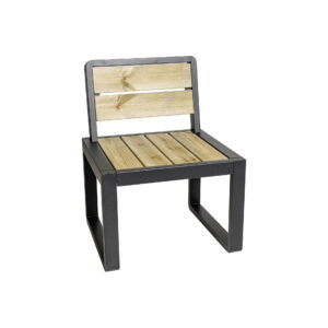 Savorak jakkara selkänojalla, musta