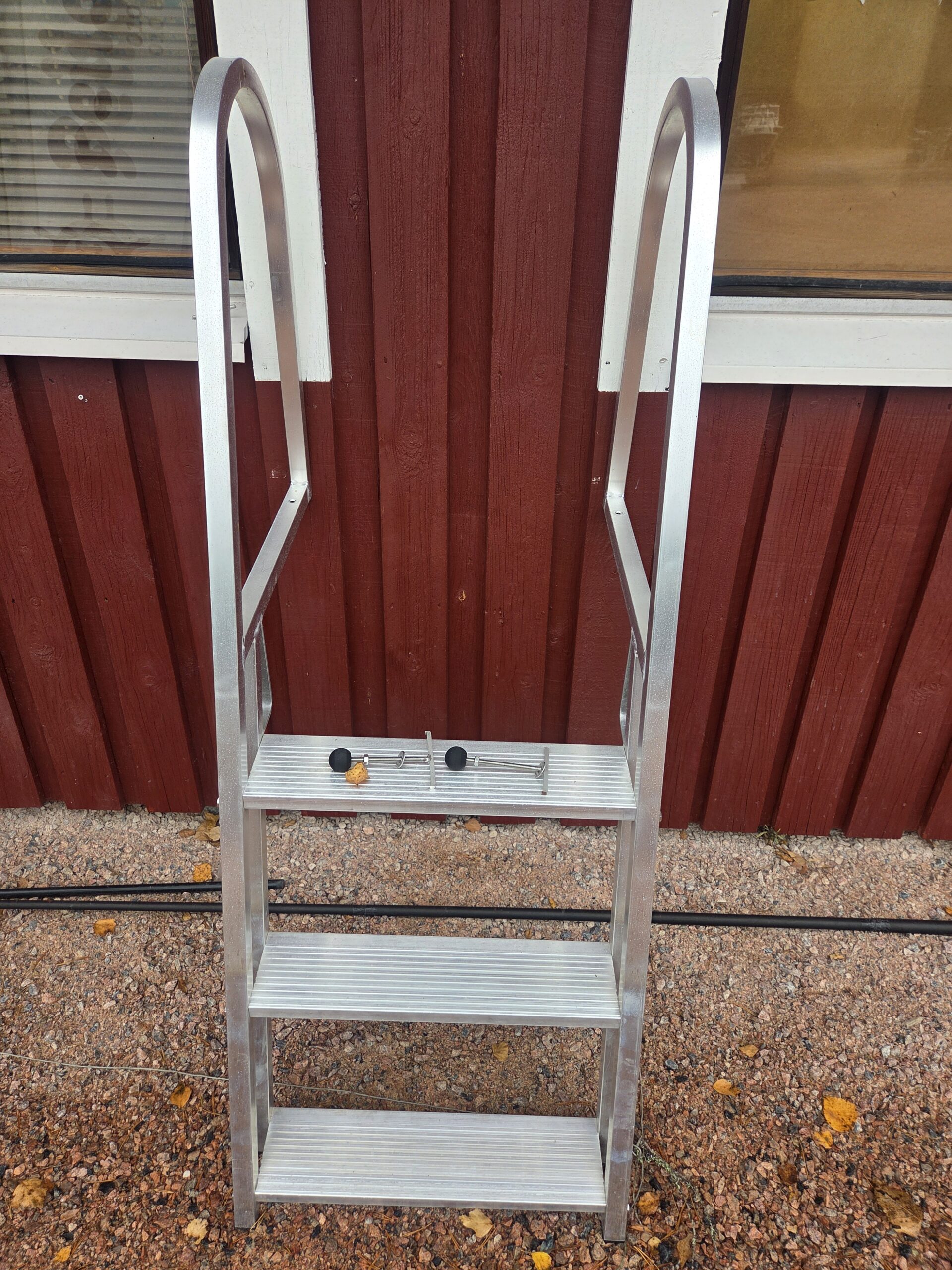 Uimaporras, alumiini, 3 askelmaa